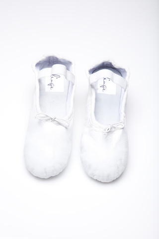White Ballet Flats